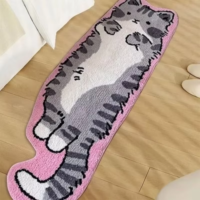 Vikama chat Long tapis drôle moelleux