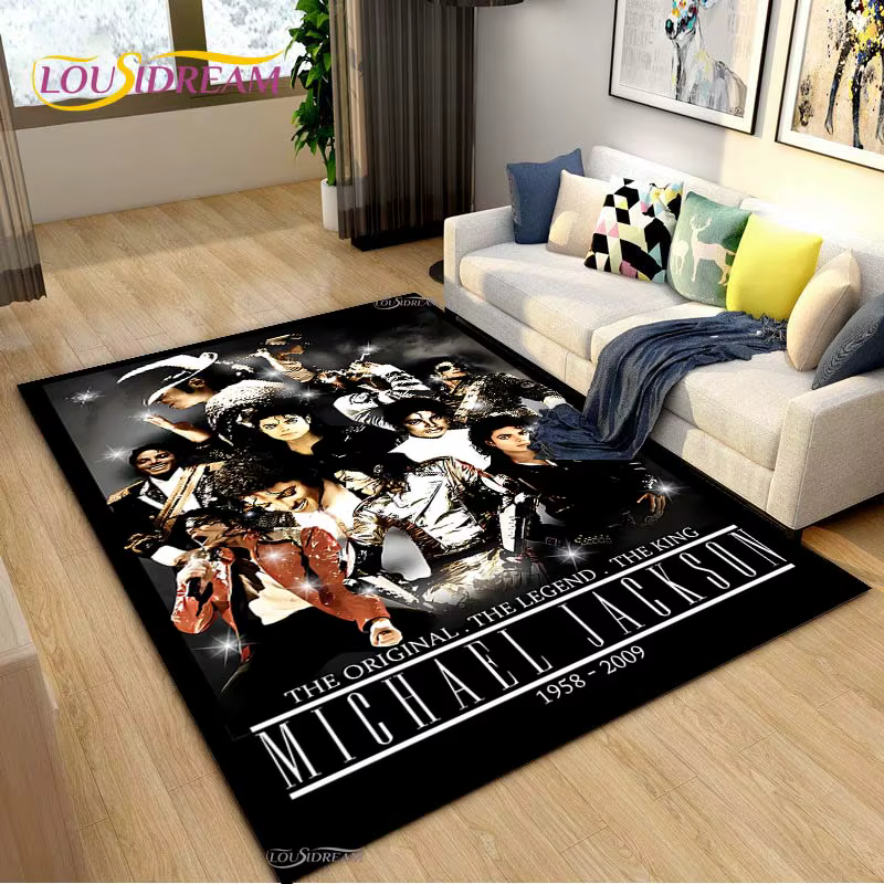 Michael j-jackson tapis pour salon canapé Table chambre