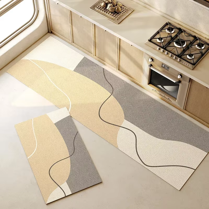 Tapis de sol de cuisine en Pvc imperméable à l'huile