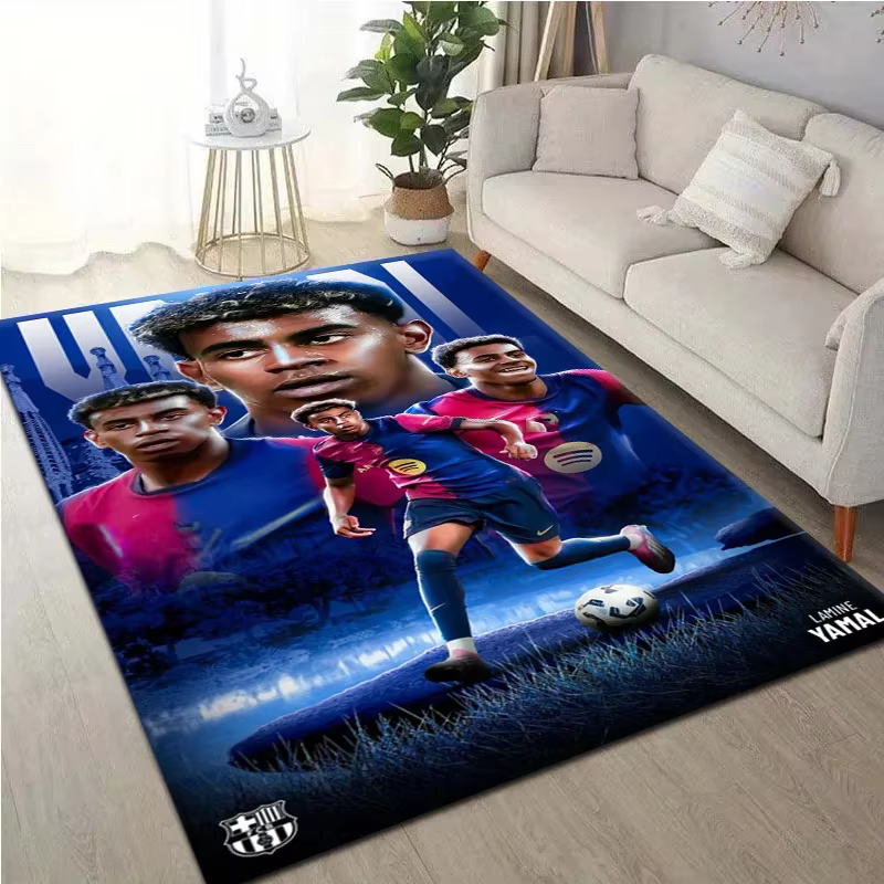 Tapis populaire L-lamineS Y-yamal Football Star pour chambre