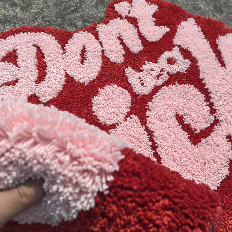 Tapis de touffetage doux personnalisé
