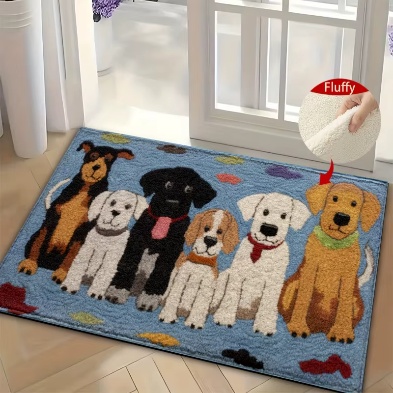 Tapis VIKAMA à thème animal mignon - Antidérapant