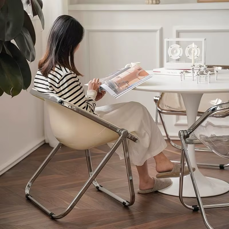 Chaises de salon pliantes portables modernes simples