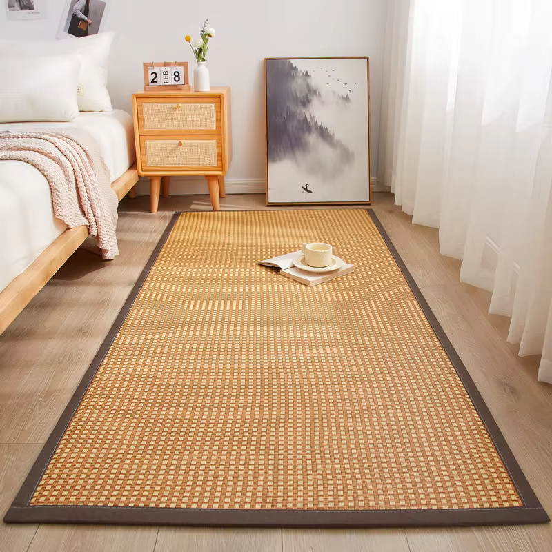 Tapis en bambou, design japonais Tatami