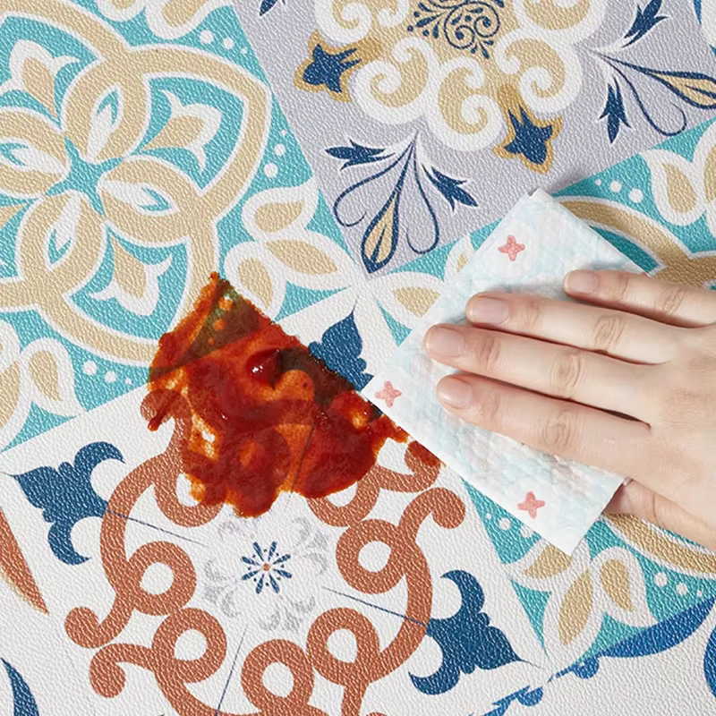 Tapis de sol de cuisine en vinyle
