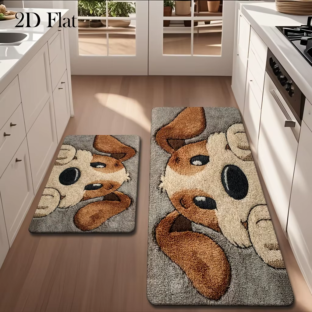 Ensemble de tapis de cuisine en flanelle - un article de décoration intérieure très vendu