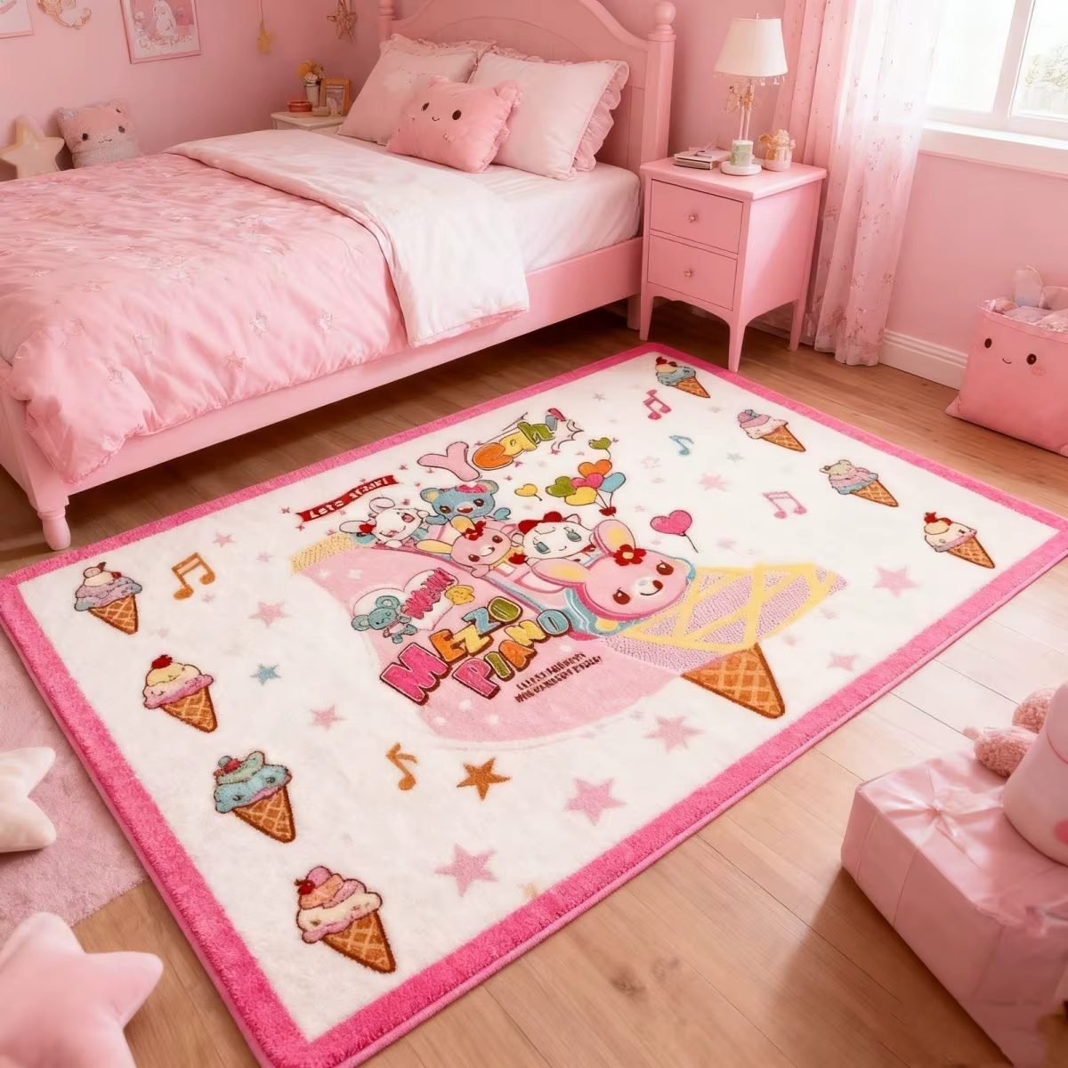 Tapis de chevet de dessin animé japonais Mp
