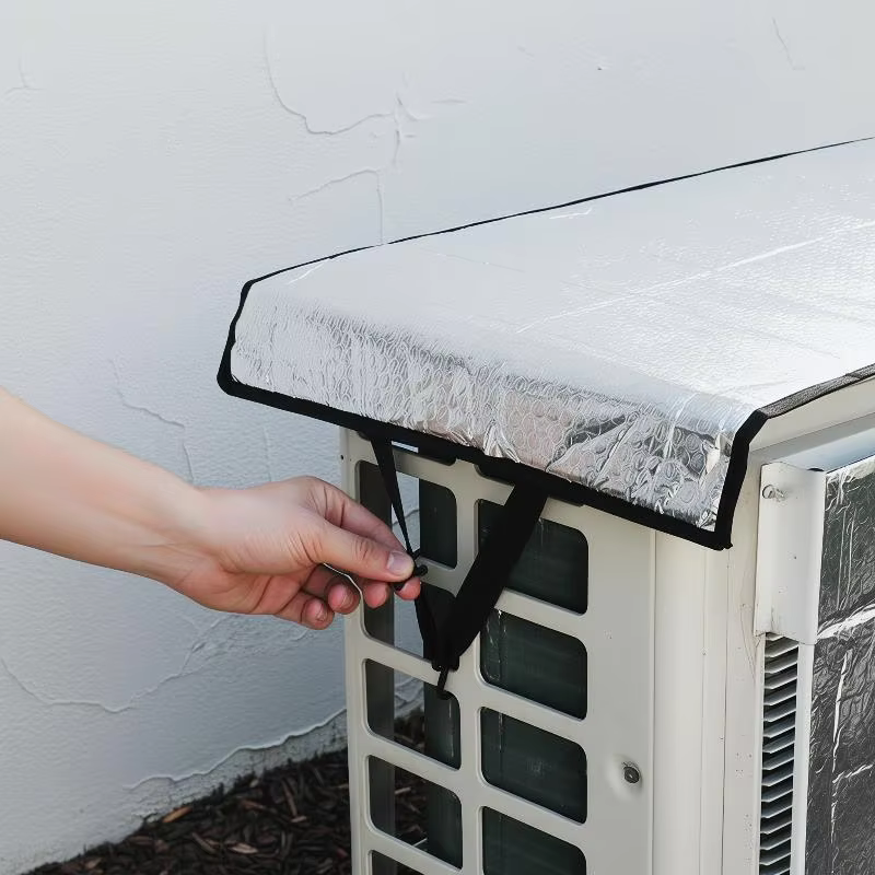 Housse extérieure pour climatiseur, économie d'énergie, protection contre la pluie, housse anti-poussière pour climatiseur, couvre-unité de climatisation