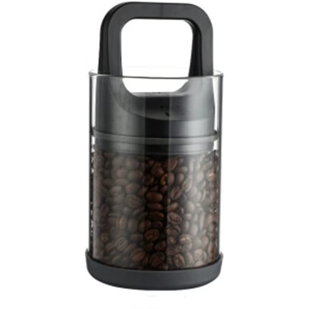 Boîtes de café transparentes ventilées et scellées sous vide, récipient pour grains frais, conserve l'humidité précieuse, stockage vert