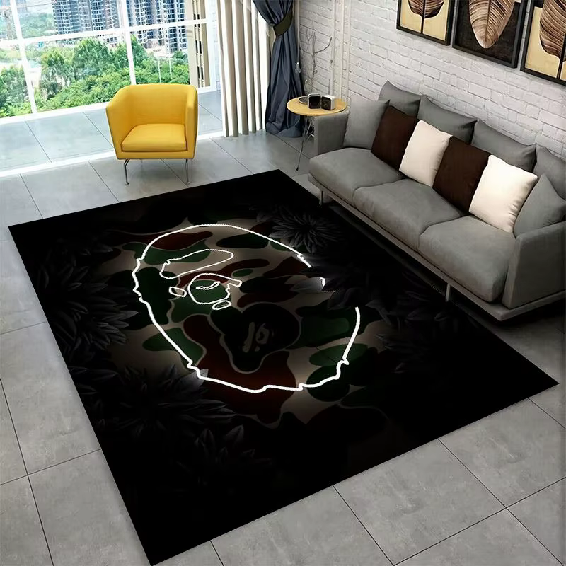 Tapis antidérapant Fashion B-BAPE pour salon