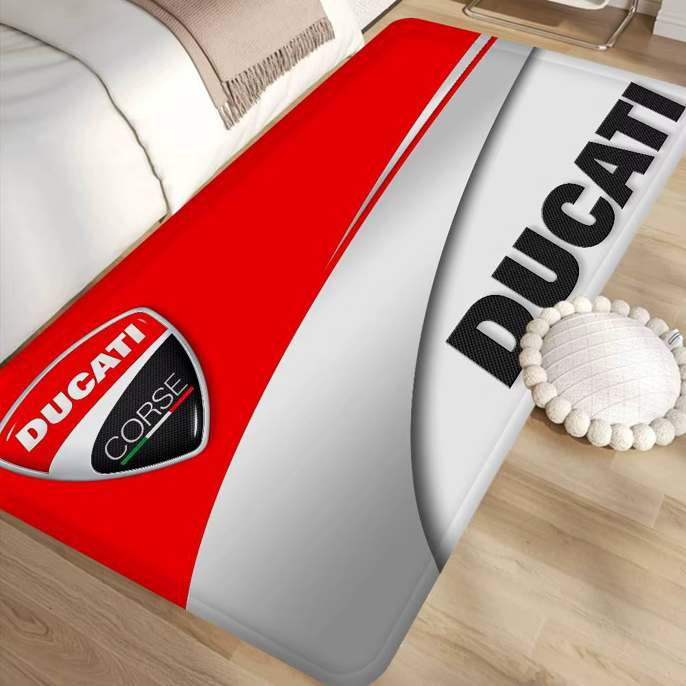 D-Ducati – tapis de sol rectangulaire avec LOGO de moto