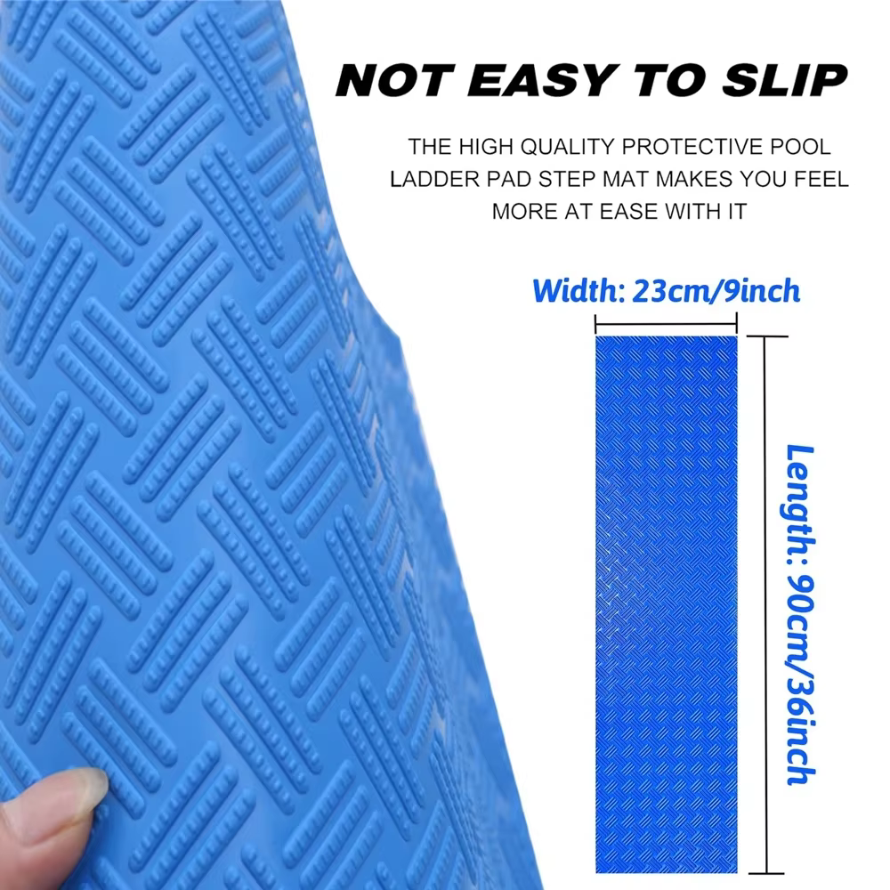 Tapis antidérapant pour marches de piscine