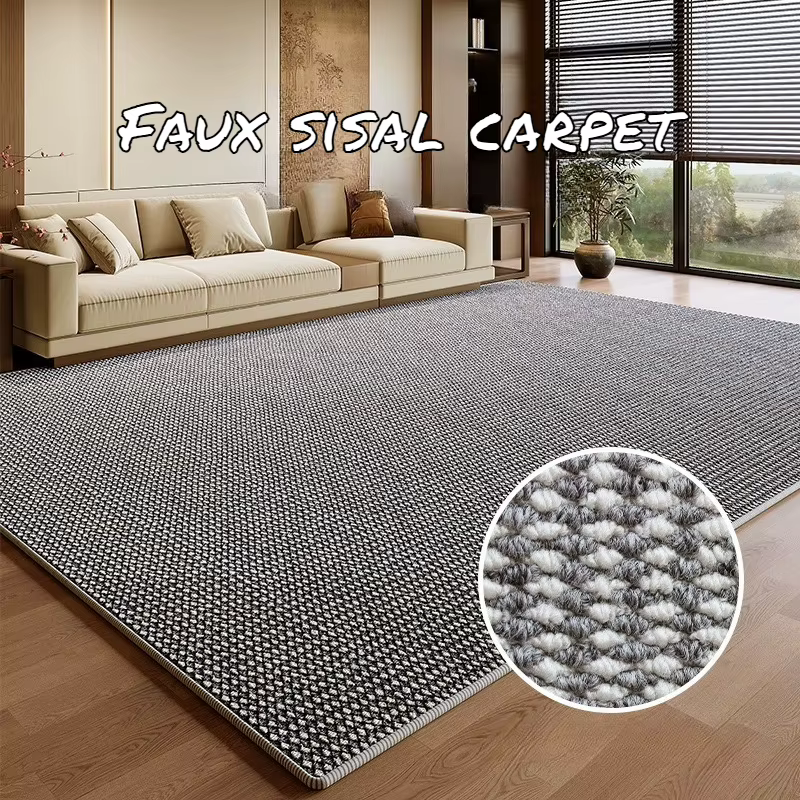 Tapis de salon en sisal japonais