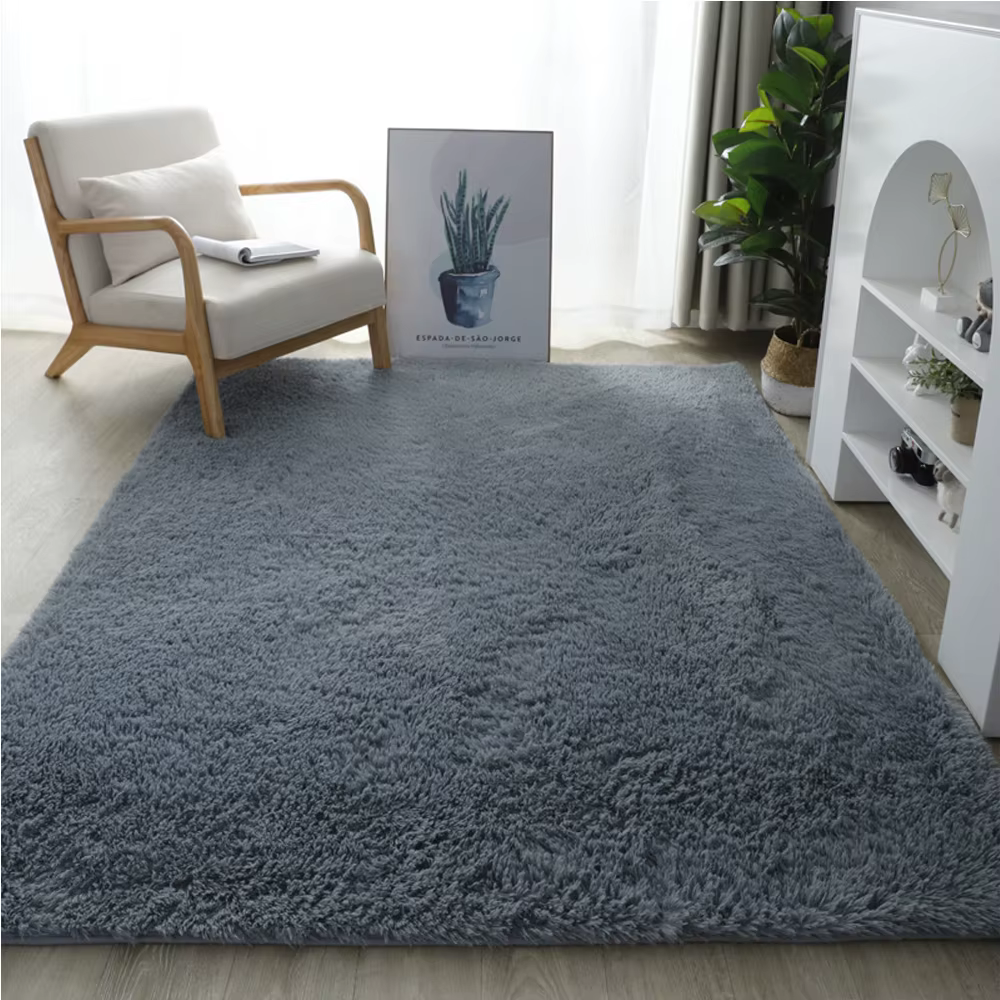 Tapis en peluche doux et confortable pour la décoration intérieure