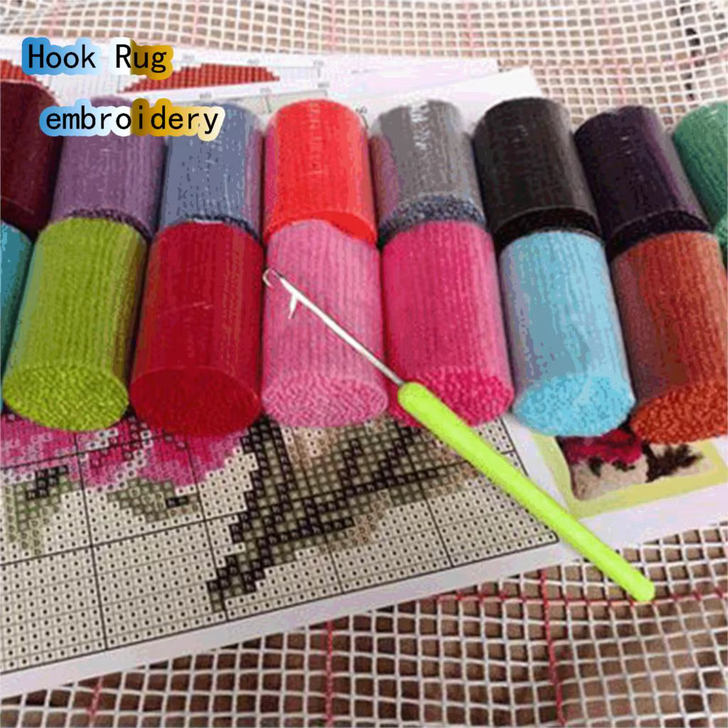 Grand loquet crochet tapis