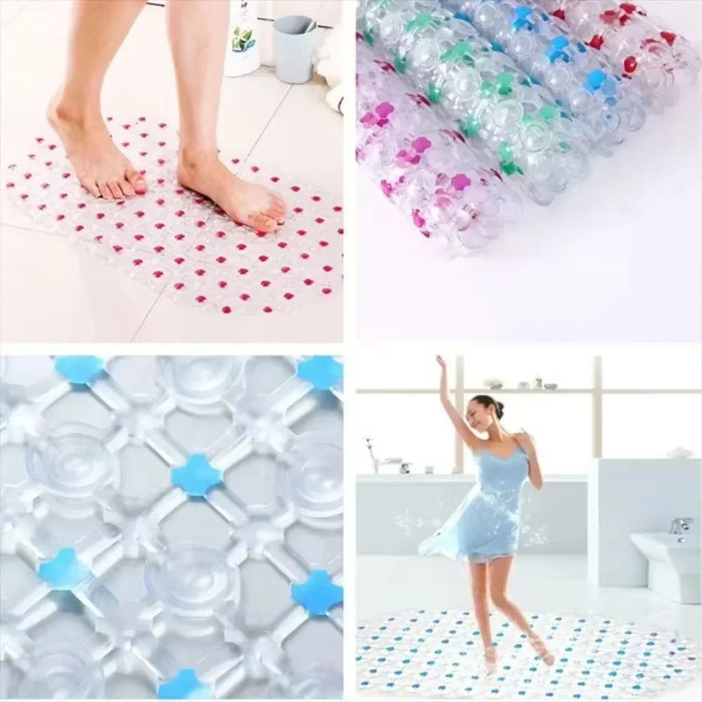 Tapis de bain antidérapant en PVC non ald