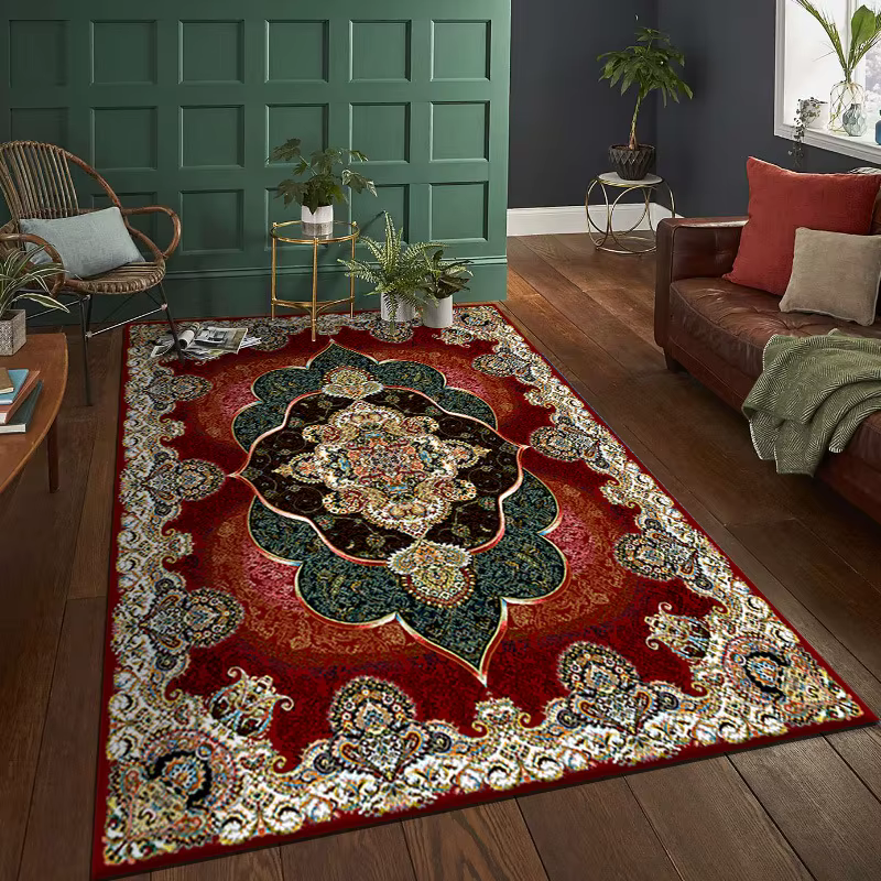 Tapis court persan vintage pour salon
