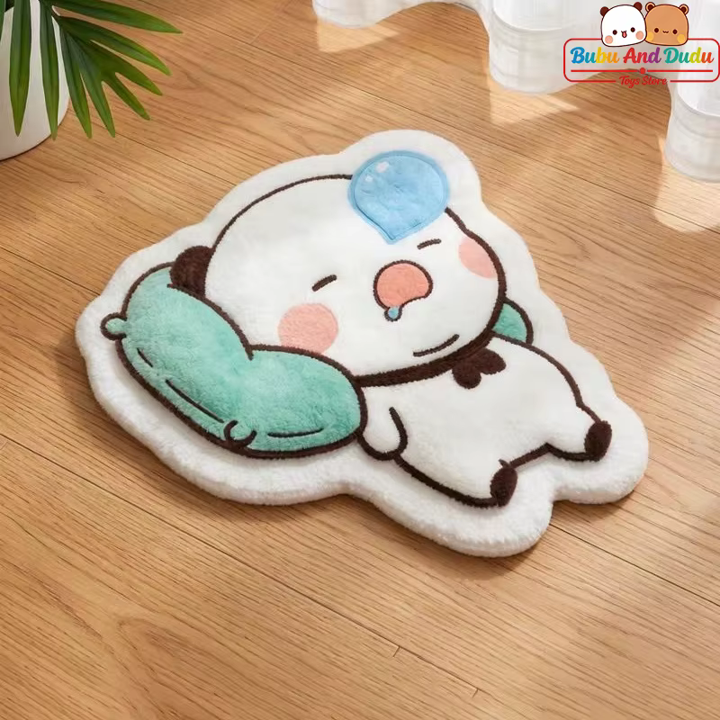 Tapis de dessin animé Panda Bubu et Yier