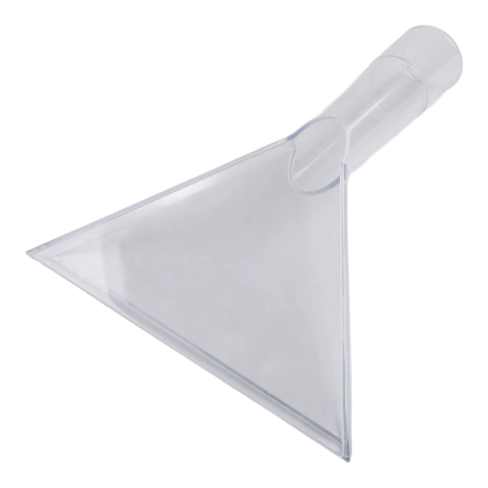 Buse d'extraction pour tapis avec embout transparent pour le nettoyage des tissus d'ameublement des canapés, compatible avec les systèmes d'aspiration standard.