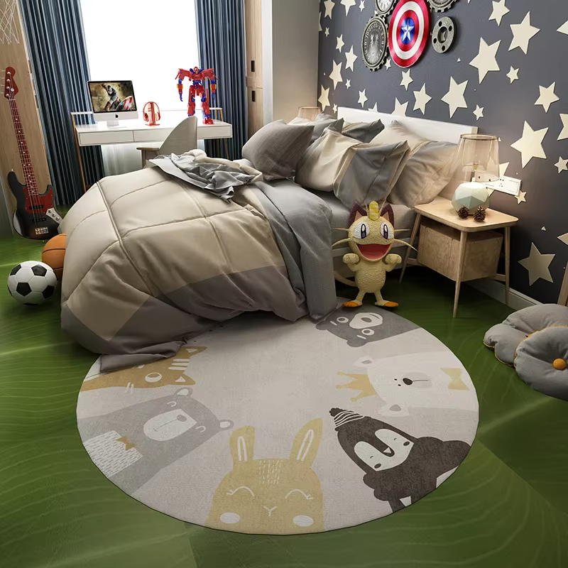Tapis de dessin animé pour salon