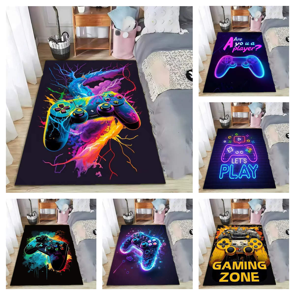 Tapis de jeu pour chambre de garçon