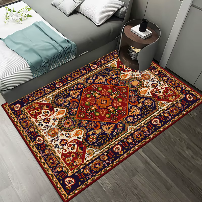 Tapis persan rétro pour salon et chambre à coucher