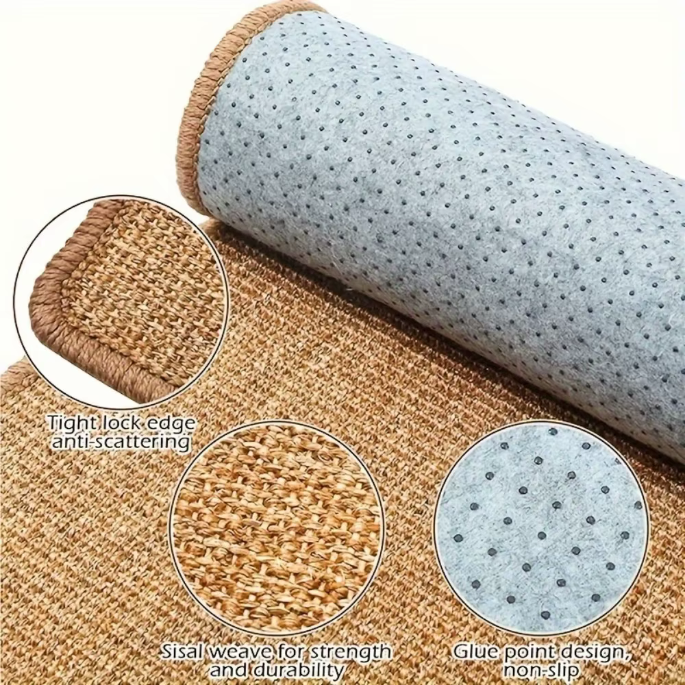 Tapis à mâcher et à gratter pour lapin – Coussin antidérapant en fibre naturelle | Sous-vêtements en cage et soins des