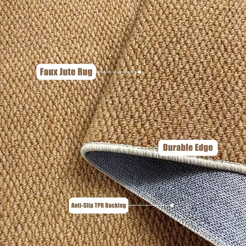 Tapis d'extérieur en faux jute