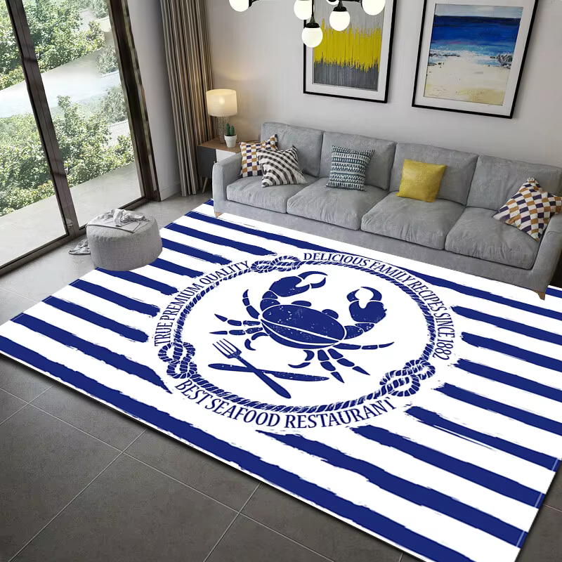 Tapis de style nautique pour enfants
