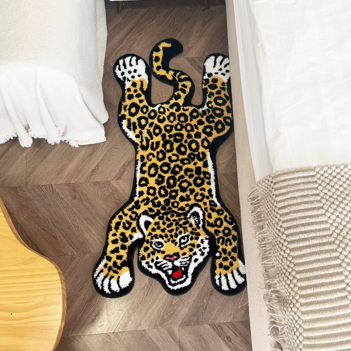 Tapis de sol touffeté Léopard Funky