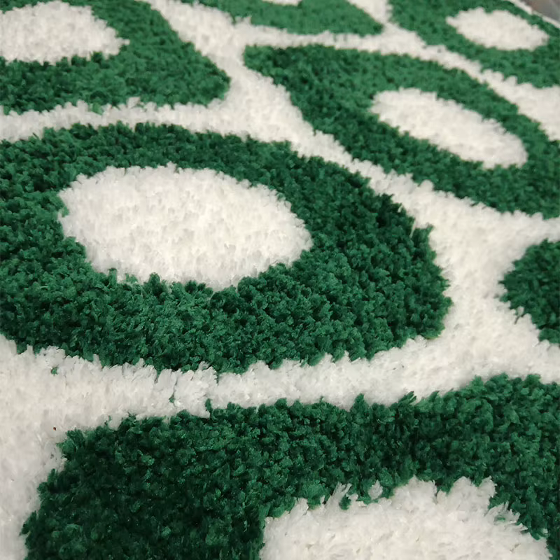 Tapis tufté fait à la main