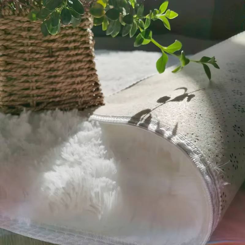 VIKAMA Tapis à poils longs doux et moelleux