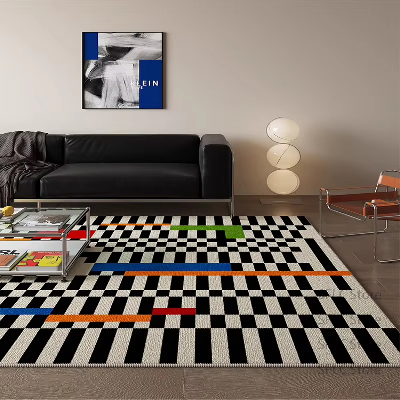 Grand tapis antidérapant de Style Bauhaus