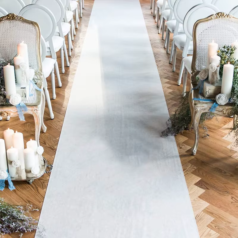 Tapis de décoration de mariage rouge