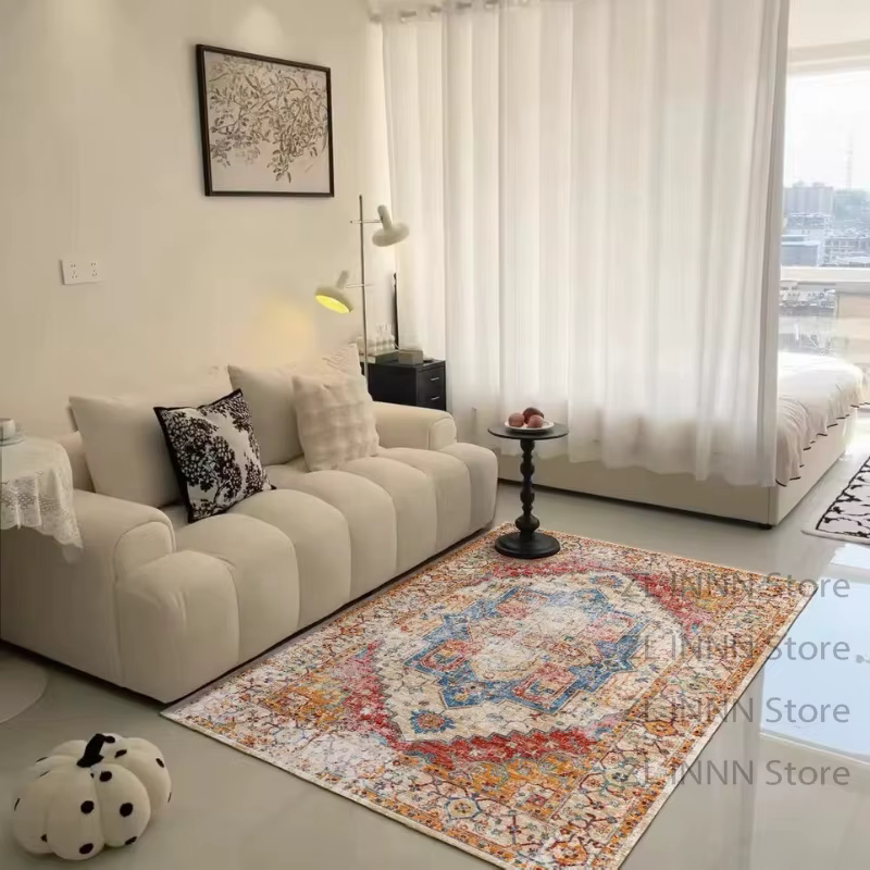 Tapis rétro persan, décoration de salon