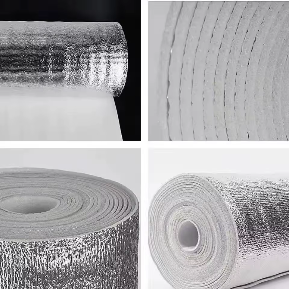 Film isolant mural 5m/10m en aluminium, film réfléchissant pour radiateur, protection solaire, pare-soleil mural épaissi et imperméable