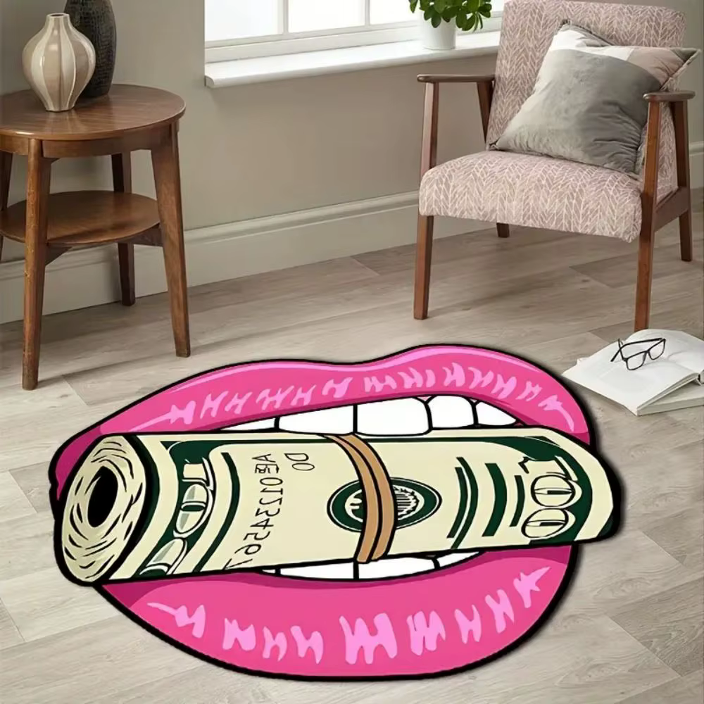 VIKAMA – tapis d'argent à lèvres Sexy