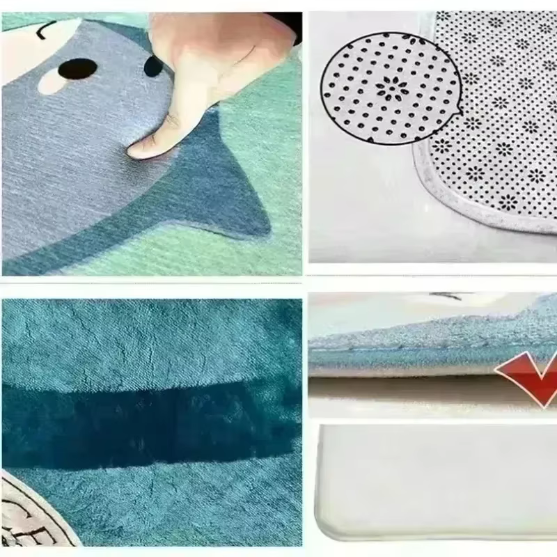 Tapis moderne simple de luxe léger