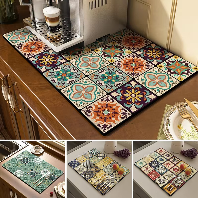 Tapis Cuisine Égouttoir