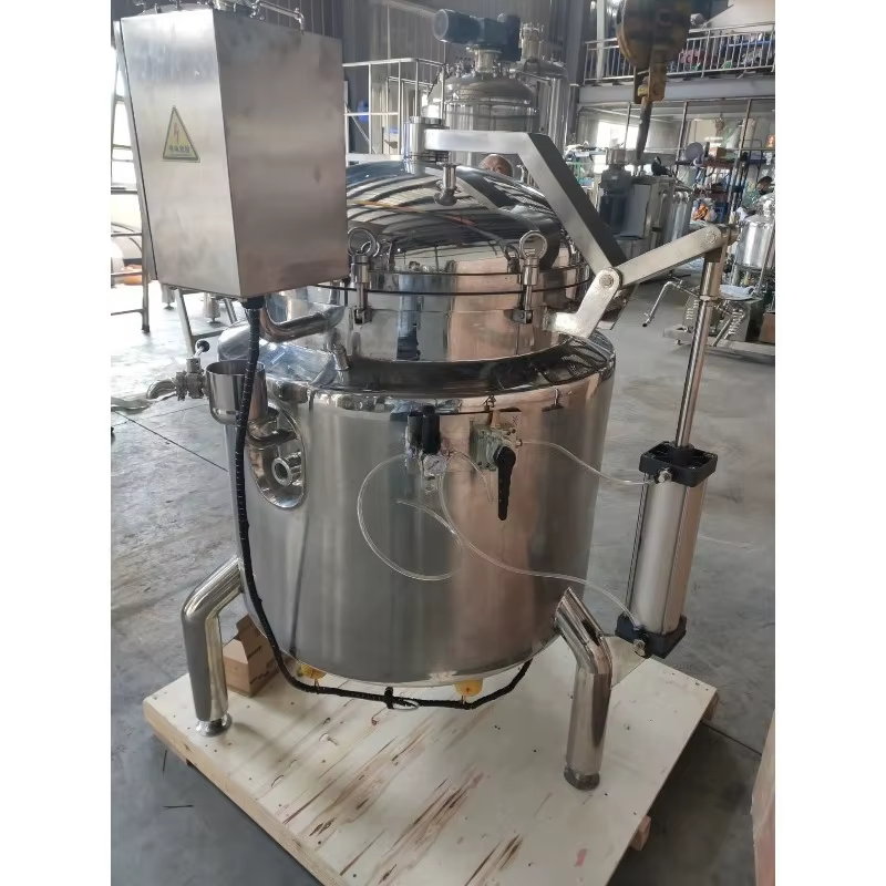 Marmite à vapeur personnalisée en acier inoxydable, chauffage à la vapeur, 200l, Machine de cuisson à pression de haricots de soja avec panier de cuisson