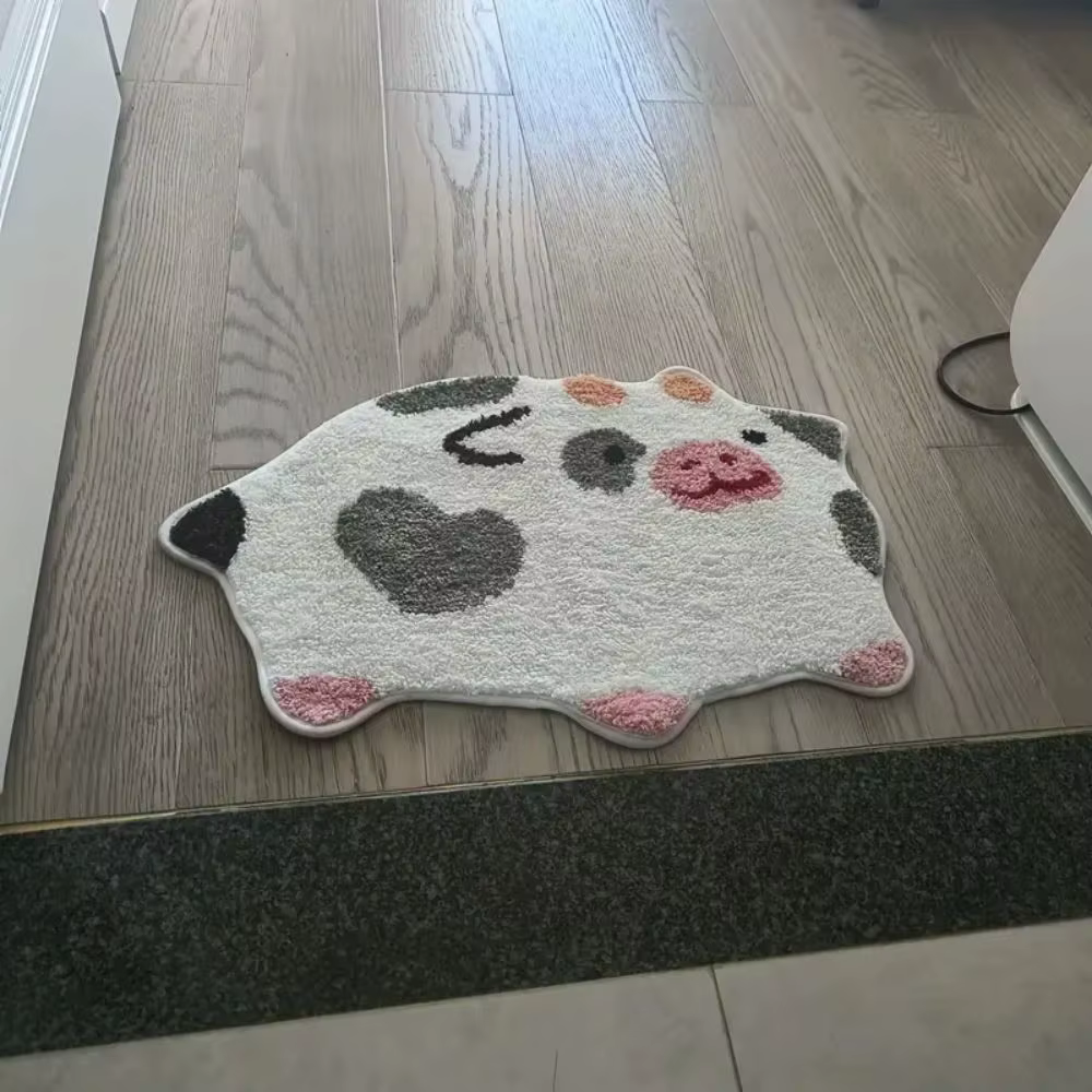 VIKAMA – tapis à motif Alien de vache mignon