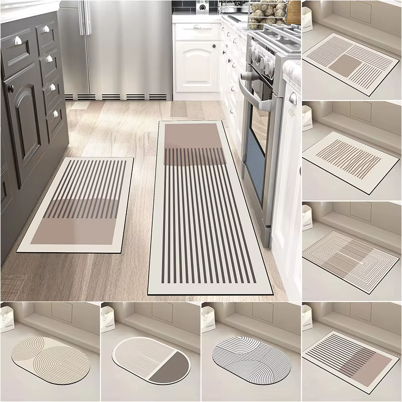 Tapis de cuisine super absorbant en diatomite
