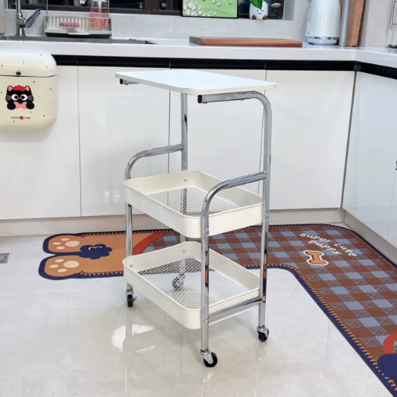 Îlots de cuisine et chariots de rangement mobiles multifonctionnels pour la maison, étagère de rangement multi-niveaux, meuble de rangement