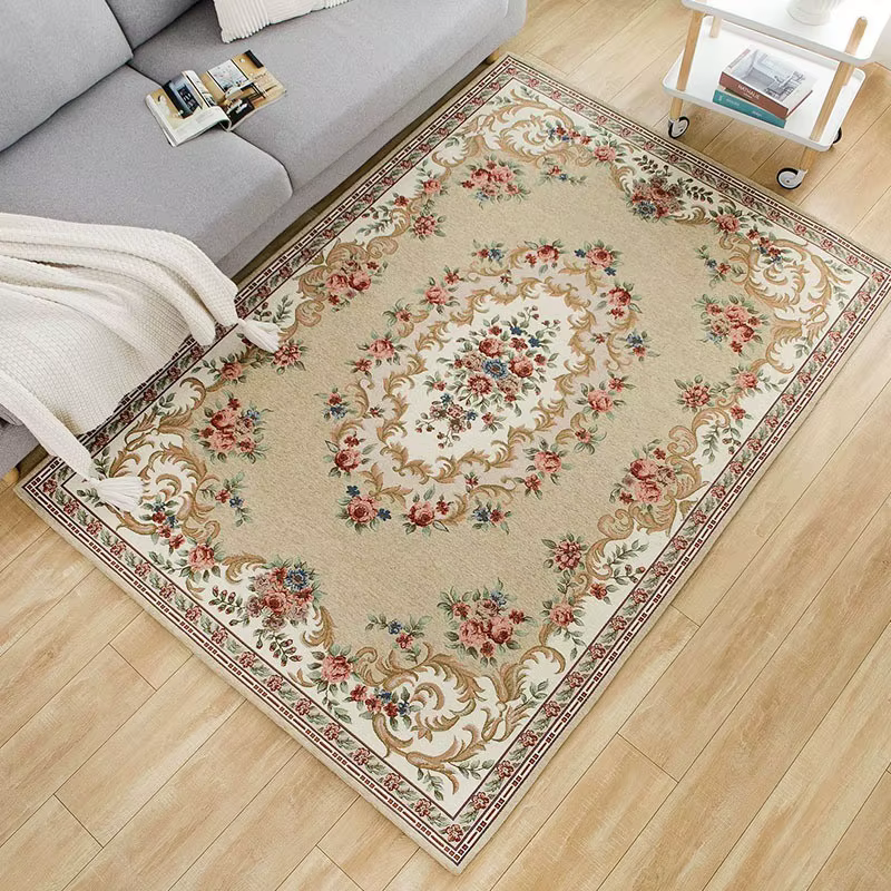 Tapis Floral élégant Vintage