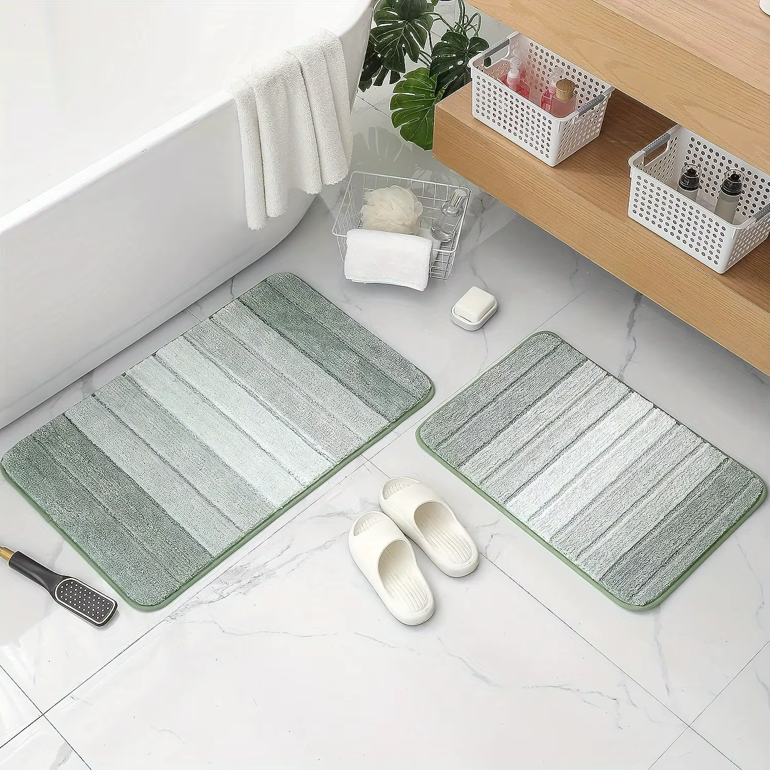 Tapis de salle de bain élégant