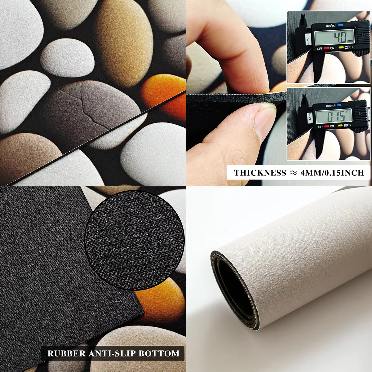 Tapis de salle de bain absorbant et antidérapant