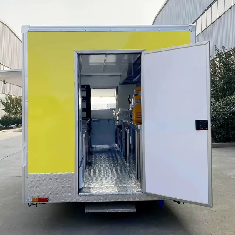 FOODLINE Remorque alimentaire personnalisée : Camion de café, Restaurant mobile, Remorque à glace, Food Truck, Remorque cuisine à vendre en Europe