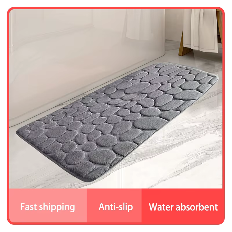 Tapis de sol de salle de bain de grande taille