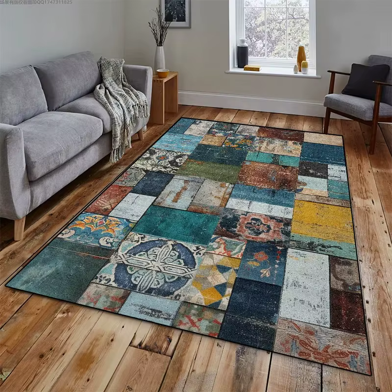 Tapis géométrique pour salon