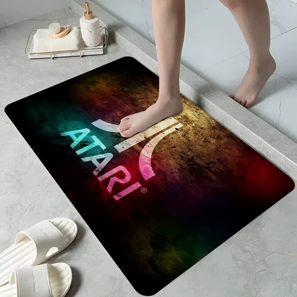 Tapis de porte avec logo Atari